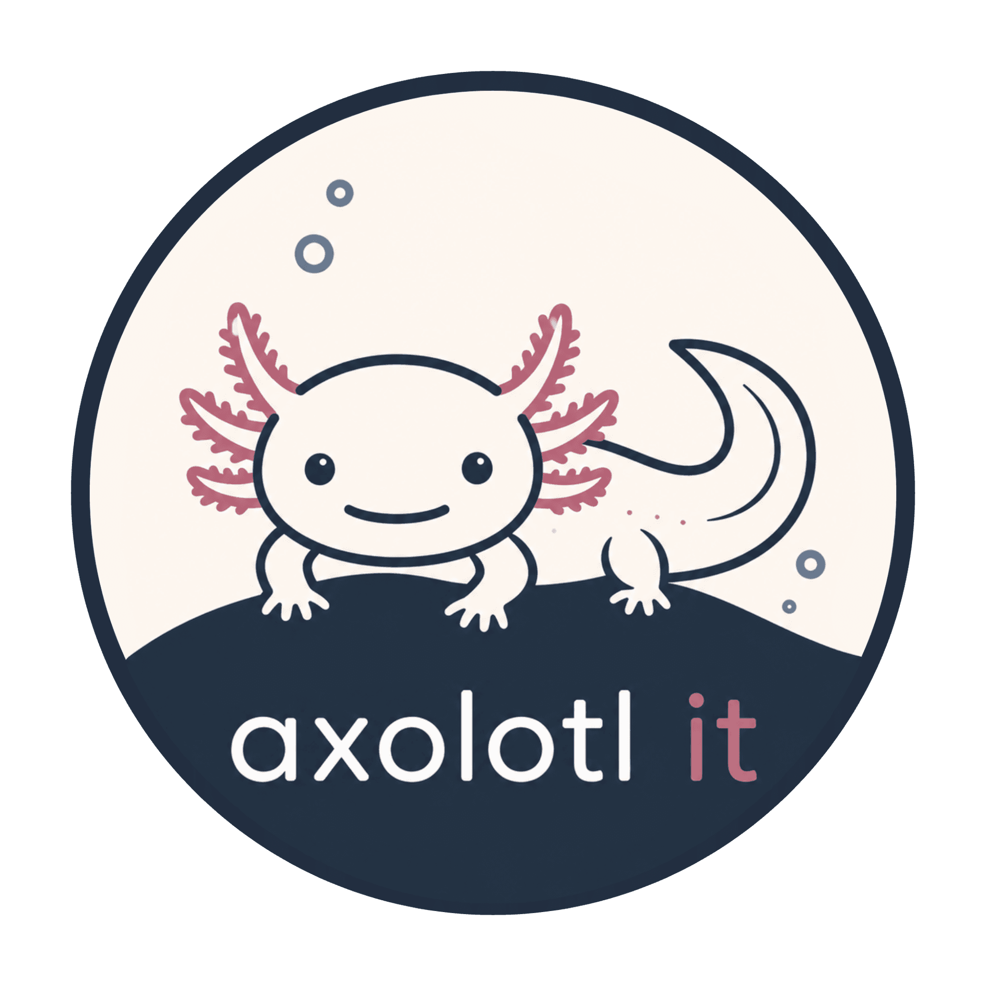 Axolotl IT illustration